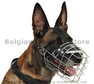 Malinois Wire Dog Muzzle- Best Wire Dog Muzzle for Malinois M9 Malinois Wire Dog Muzzle- Best Wire Dog Muzzle for Malinois M9
