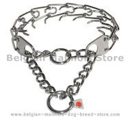 Medium stainless steel collar 17" for-Belgians Malinois Medium stainless steel collar 17" for-Belgians Malinois