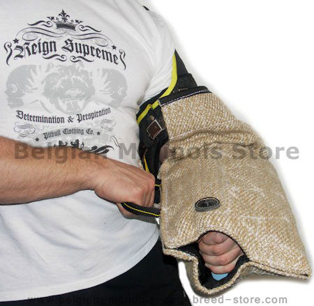 jute puppy sleeve with sholder