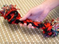 2-Knot Fiber Bone.Helps Keep Teeth Clean And Tartar Free!