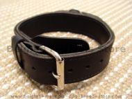leather dog collar with handle