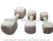 Schutzhund Dumbbells for Belgian Malinois training