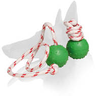 'Play and Train' Belgian Malinois Rubber Ball 'Play and Train' Belgian Malinois Rubber Ball