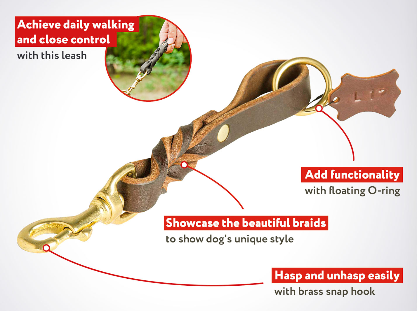 Dog 2024 tab leash